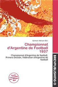 Championnat D'Argentine de Football 1937