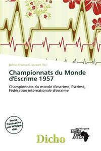 Championnats Du Monde D'Escrime 1957
