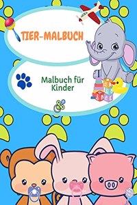 Baby-Tiere Färbung Buch für Kleinkinder