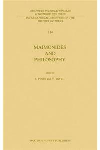 Maimonides and Philosophy