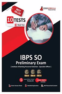 IBPS SO (Specialist Officers) Prelims Exam 2024 (English Edition) - 10 Full Length Mock Tests (1500 Solved Questions) with Free Access to Online Tests