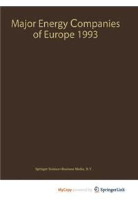 Major Energy Companies of Europe 1993