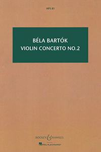 Violin Concerto 2 Stsc (Bartok)