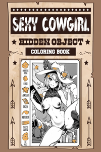 Hidden Object Sexy CowGirl Coloring Book