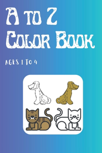 A to Z Color Book for Kids