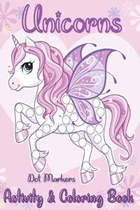 Unicorns Dot Markers Activity And Coloring Book