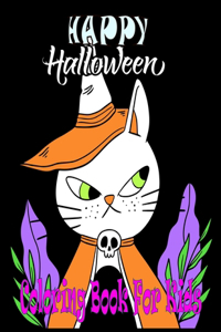 Happy Halloween coloring Book For Kids