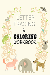 Letter Tracing & Coloring WorkBook