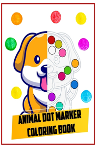 Animal dot marker coloring book