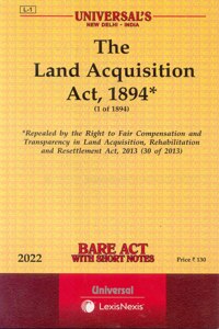 The Land Acquisition Act, 1894 [2022E]