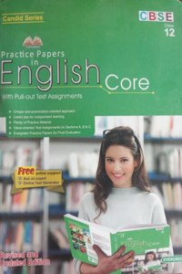 Evergreen Cbse Practice Paper In English Core With Worksheets Class 12 Second Hand & Used Book (M)