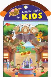 Create Your Zoo | Stickers Activity Book By Sawan