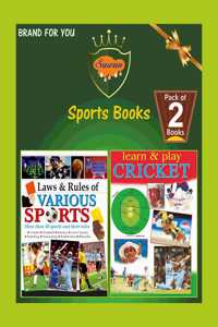 Learn & Play Cricket And Laws & Rules Of Various Sports By Sawan | Set Of 2 Books