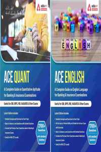 Bank Exam Books Combo of (Ace Quant & Ace English) Third English Edition