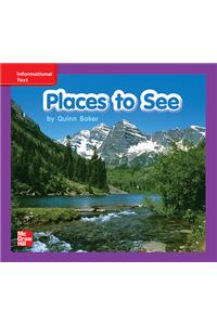 Reading Wonders Leveled Reader Places to See: Ell Unit 8 Week 2 Grade K