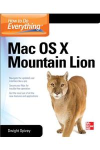 How to Do Everything Mac, OS X Mountain Lion