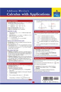 Applied Calculus Study Card