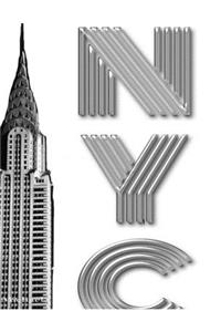 New York City Chrysler Building Writing Drawing Journal