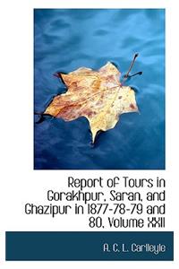 Report of Tours in Gorakhpur, Saran, and Ghazipur in 1877-78-79 and 80, Volume XXII