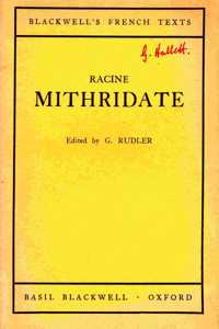 Mithridate (French Texts) Mass Market