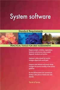 System software Standard Requirements