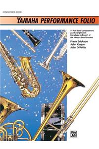 Yamaha Performance Folio: Conductor Score