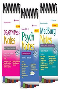 Clinical Notes Package: Psych Notes 4e & OB/Peds Notes 2e & Med Surg Notes 3e