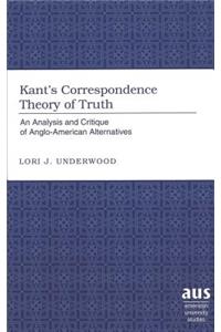 Kant's Correspondence Theory of Truth