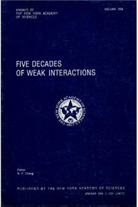 Five decades of weak interactions