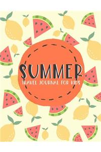 Summer Travel Journal for Kids