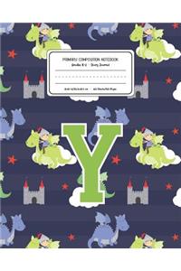 Primary Composition Notebook Grades K-2 Story Journal Y