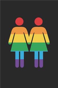 LGBT Notebook - LGBT Women Lesbian Support LGBT Pride Month Gift - LGBT J