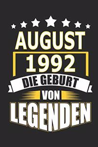 August 1992 Die Geburt von Legenden