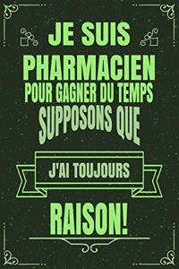 Je Suis Pharmacien Pour Gagner Du Temps Supposons Que j'Ai Toujours Raison!