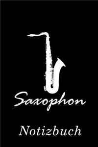 Saxophon Notizbuch