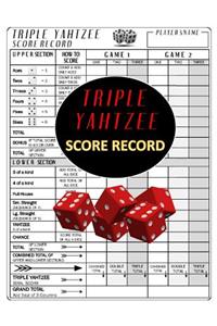 Triple Yahtzee Score Record