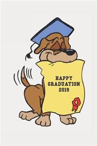 Happy Graduation 2019 Graduation Diploma Cute Dog