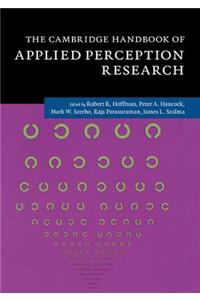 Cambridge Handbook of Applied Perception Research 2 Volume Hardback Set