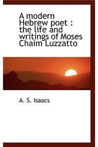 A Modern Hebrew Poet