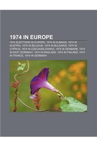 1974 in Europe