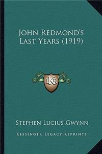 John Redmond's Last Years (1919)