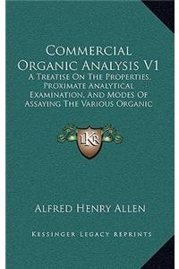 Commercial Organic Analysis V1