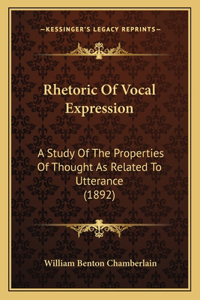 Rhetoric of Vocal Expression
