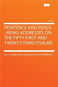 Penitence and Peace