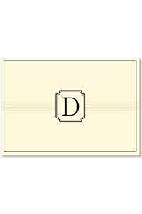 Note Card: D Monogram