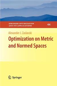 Optimization on Metric and Normed Spaces