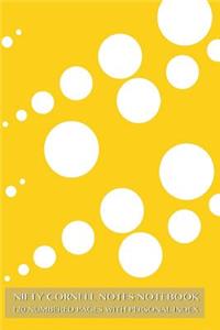 Nifty Cornell Notes Notebook 120 Numbered Pages with Personal Index