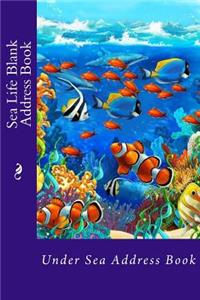 Sea Life Blank Address Book