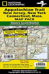 Appalachian Trail: New Jersey, New York, Connecticut, Massachusetts [Map Pack Bundle]