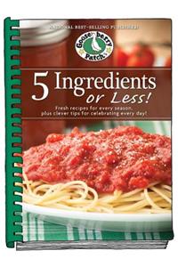 5 Ingredients or Less Cookbook
